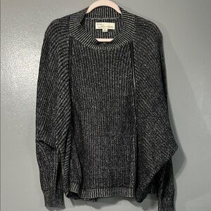 Vintage Havana high neck zipper sides sweater